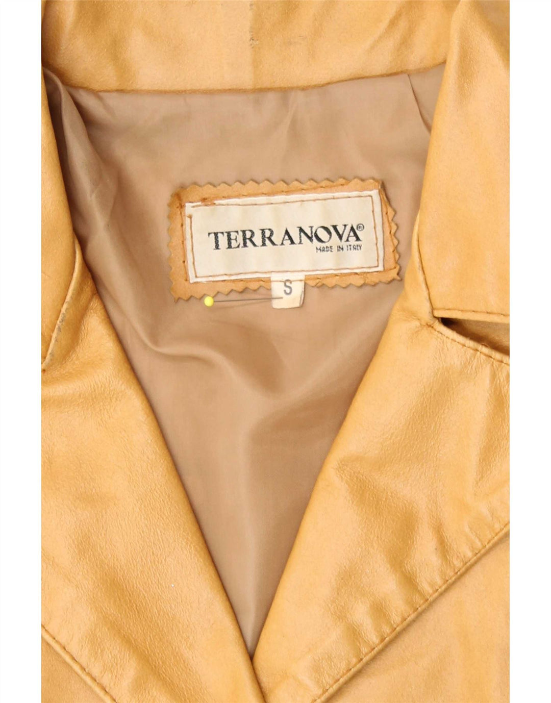 Cappotto in pelle da donna Terranova UK 10 Piccolo in pelle beige