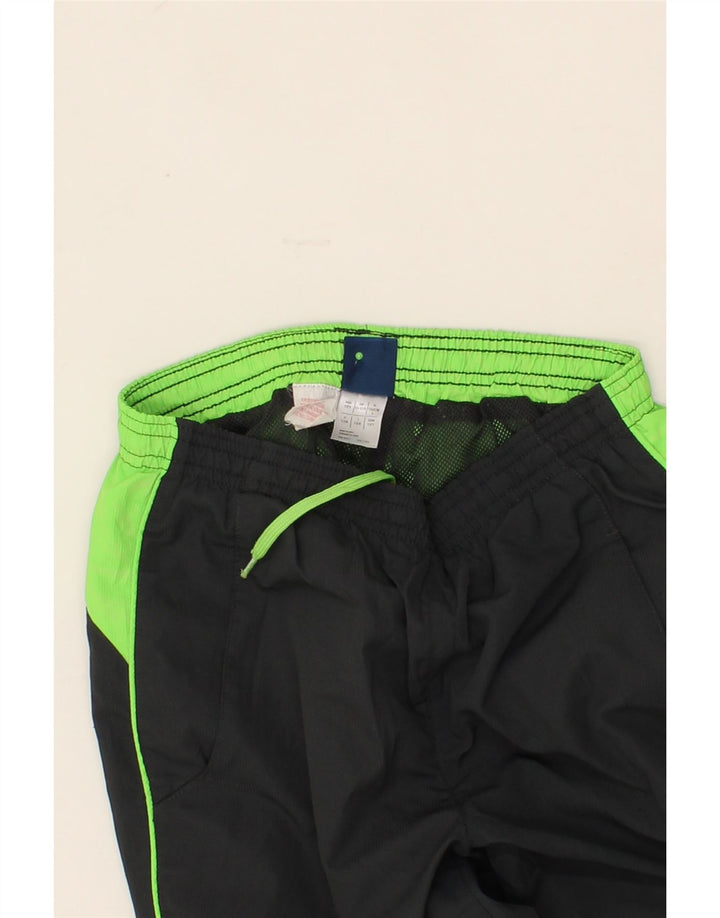 REEBOK Boys Graphic Tracksuit Trousers Joggers 11-12 Years Grey Vintage Reebok and Second-Hand Reebok from Messina Hembry 