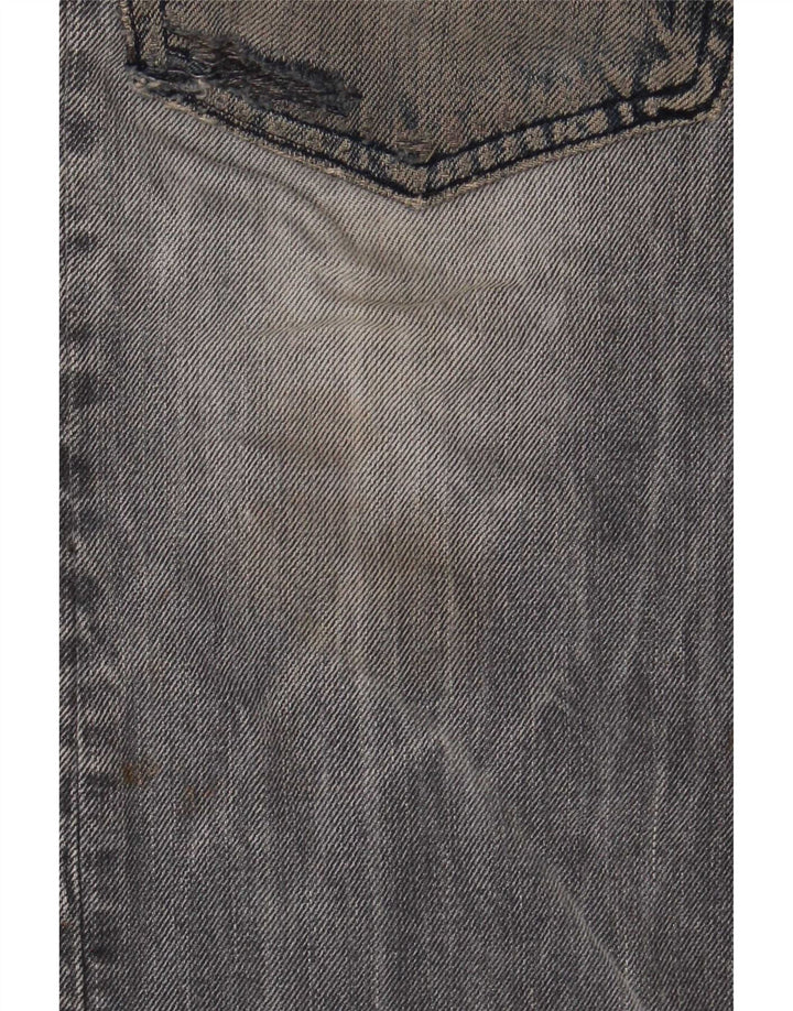 Jeans dritti cargo da uomo Diesel W32 L34 in cotone blu