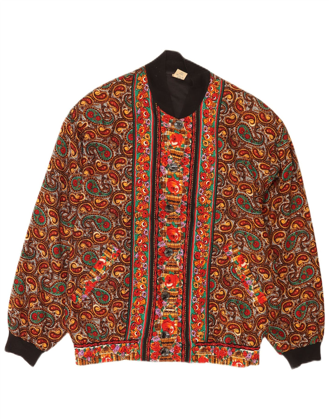 Giubbotto bomber oversize da donna Astor EU 36/38 piccolo motivo cachemire multicolore