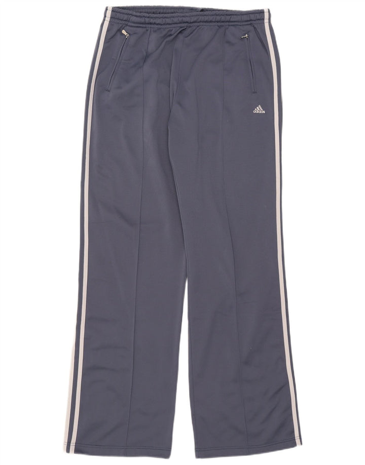 Pantaloni da tuta da uomo Adidas UK 42/44 Large Blu Poliestere