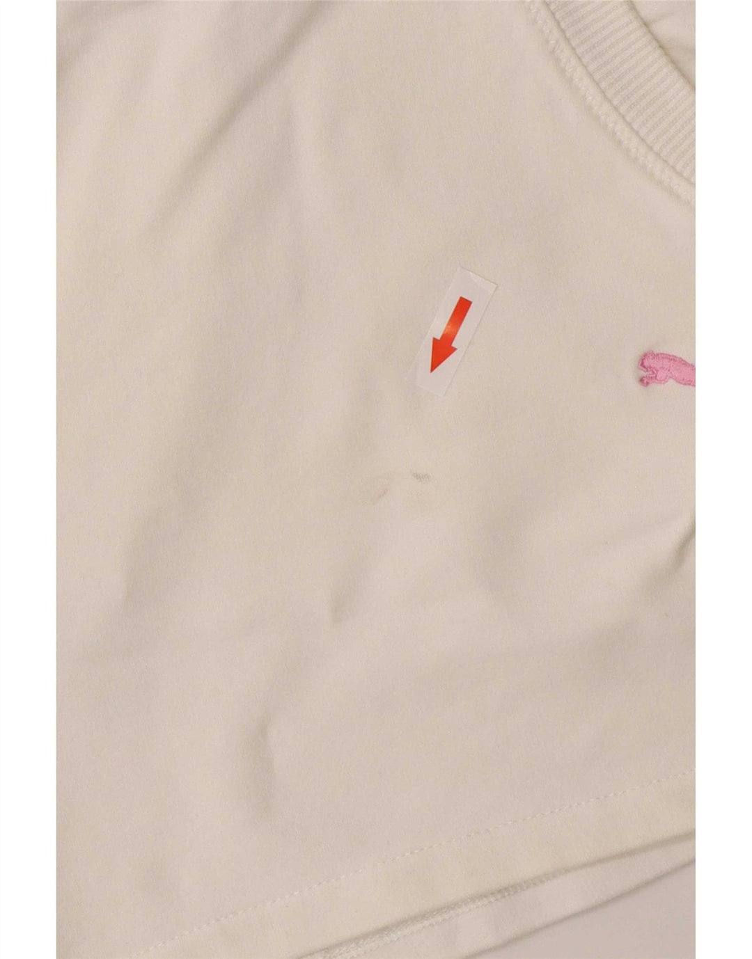 Pantaloncini sportivi da donna Puma UK 14 grandi cotone bianco