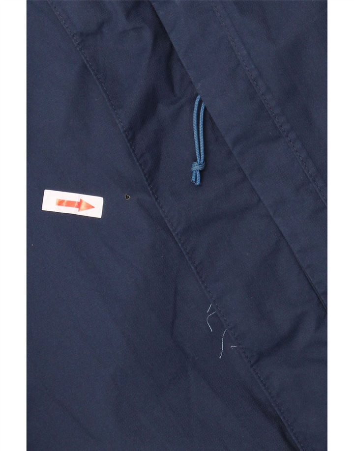 THE NORTH FACE Giacca antipioggia da uomo con cappuccio UK 40 Large Blu Navy Poliestere