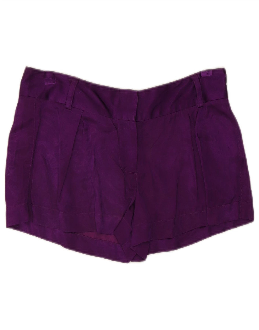 Pantaloni caldi da donna French Connection UK 8 piccoli W30 viscosa viola