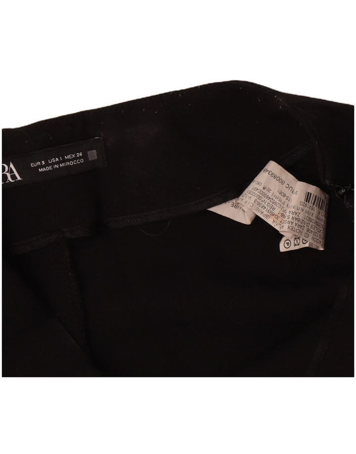 Pantaloncini casual da donna Zara piccoli W26 poliestere nero
