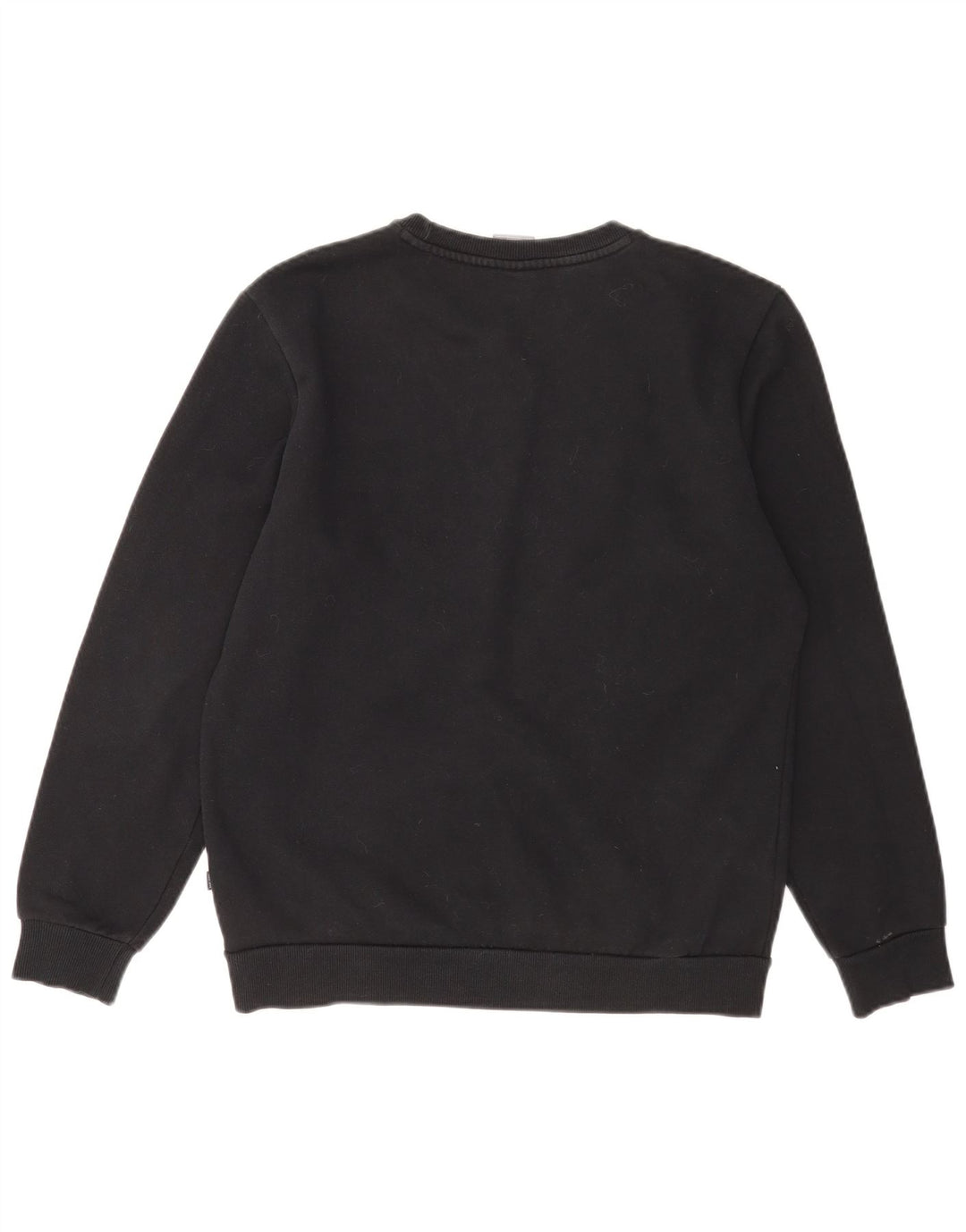 Felpa grafica da uomo Puma Maglione piccolo cotone nero