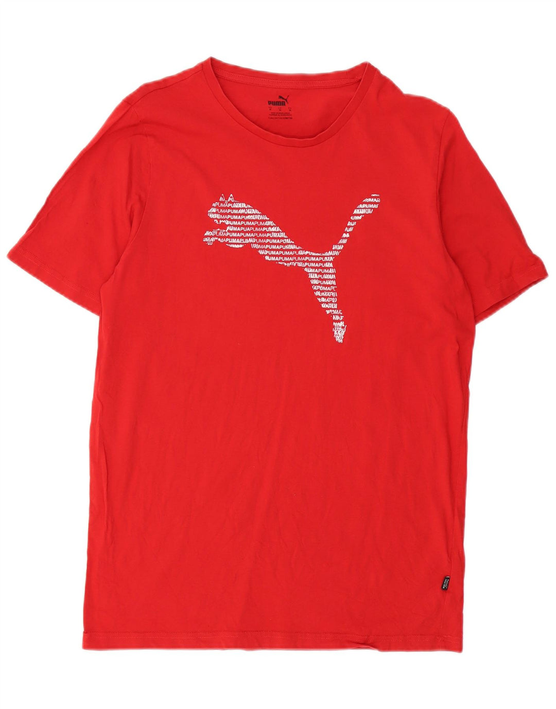 T-shirt grafica da uomo PUMA Top rosso medio in cotone