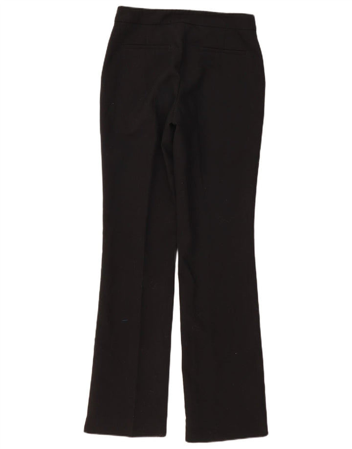 Pantaloni da abito dritti da donna ZARA piccoli W27 L33 poliestere nero