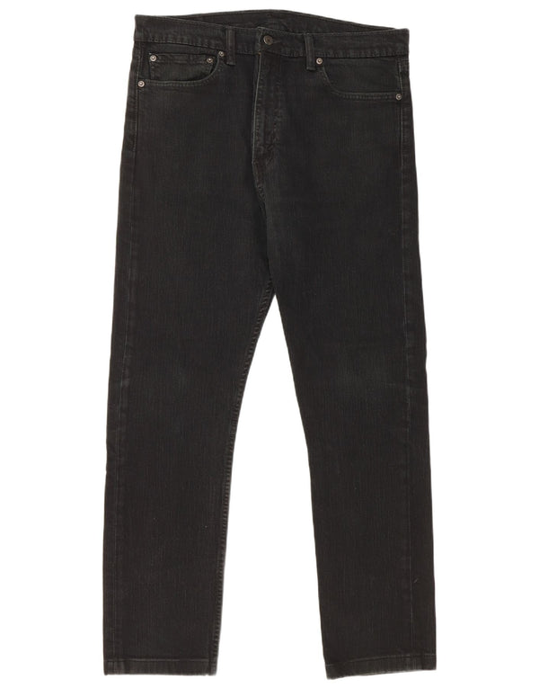 Jeans dritti da uomo LEVI'S W36 L29 cotone nero