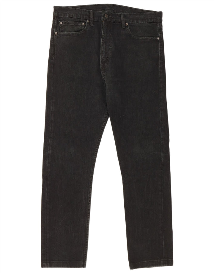 Jeans dritti da uomo LEVI'S W36 L29 cotone nero