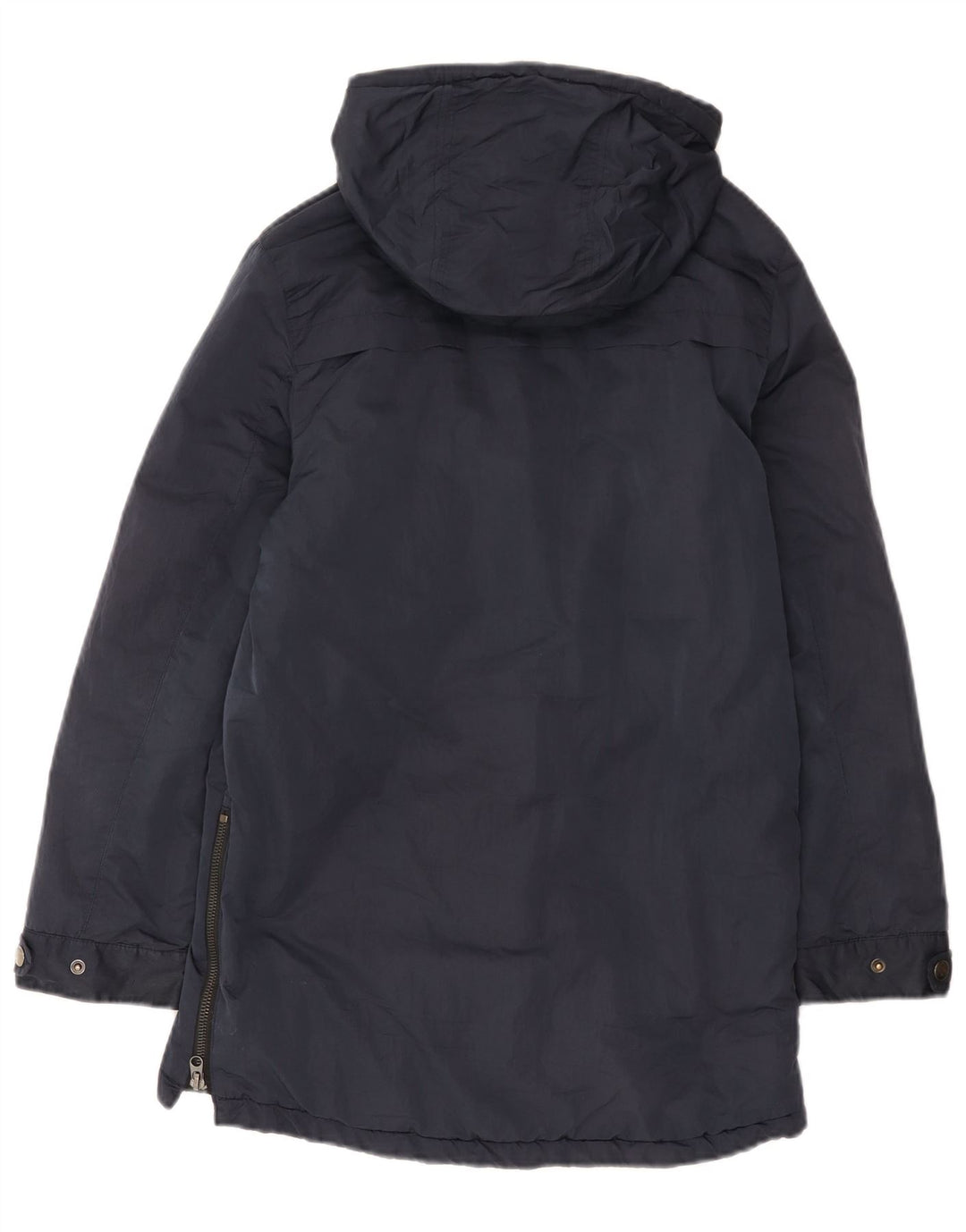 Giacca Parka con cappuccio ZARA da bambino 11-12 anni in nylon blu navy