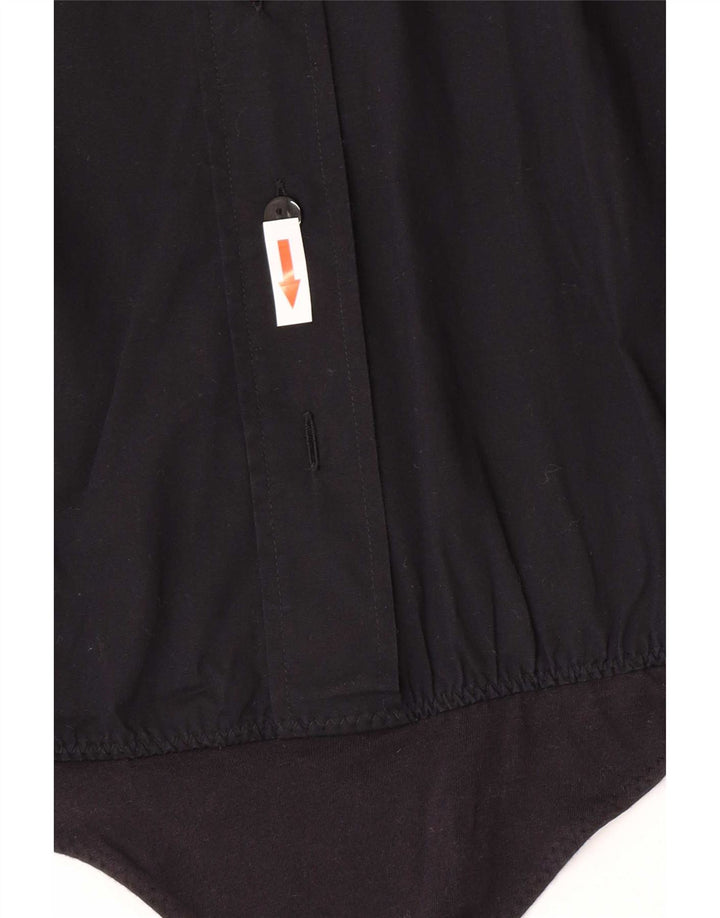 Benetton Camicia Body da donna UK 10 Small Nero