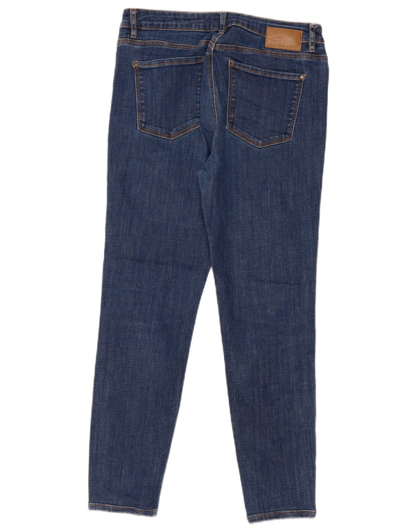 Jeans skinny Desigual da donna a vita media EU 42 Large W30 L27 Blu navy