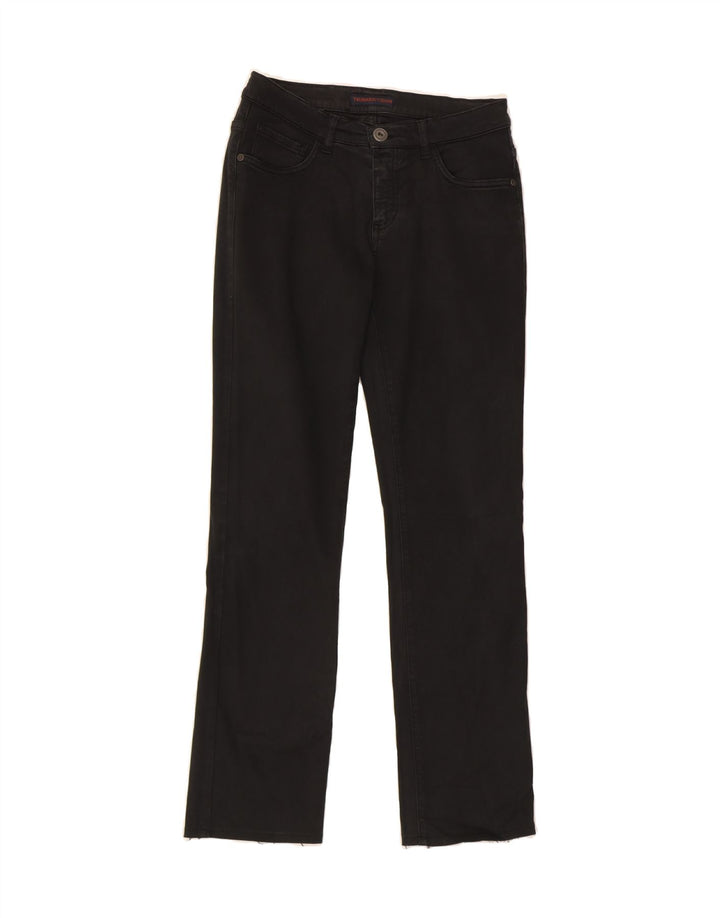 TRUSSARDI Womens Straight Jeans IT 42 Medium W28 L28 Black Vintage Trussardi and Second-Hand Trussardi from Messina Hembry 
