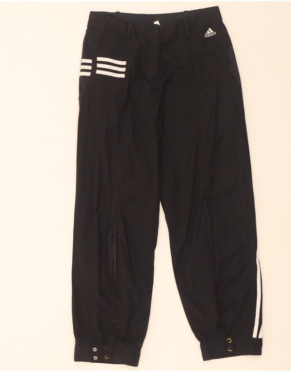 Pantaloni casual da jogging da donna Adidas Large W30 L29 cotone nero
