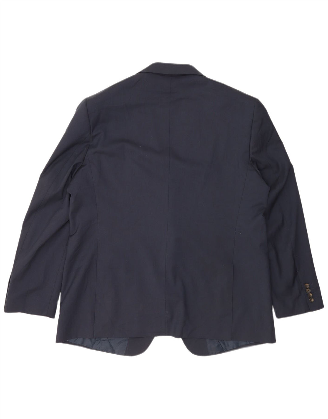 Giacca blazer a 2 bottoni Marks & Spencer da uomo UK 48 2XL poliestere blu navy