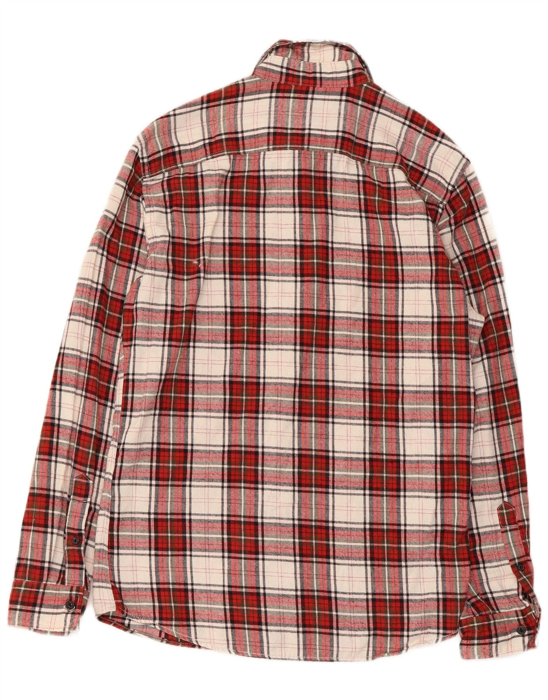 Camicia da uomo in flanella Jack & Jones in cotone a quadri rossi medi