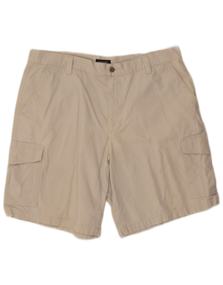 DOCKERS Pantaloncini cargo da uomo W38 XL Cotone beige