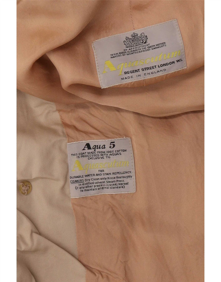 Cappotto da uomo Aquascutum UK 40 grande cotone beige
