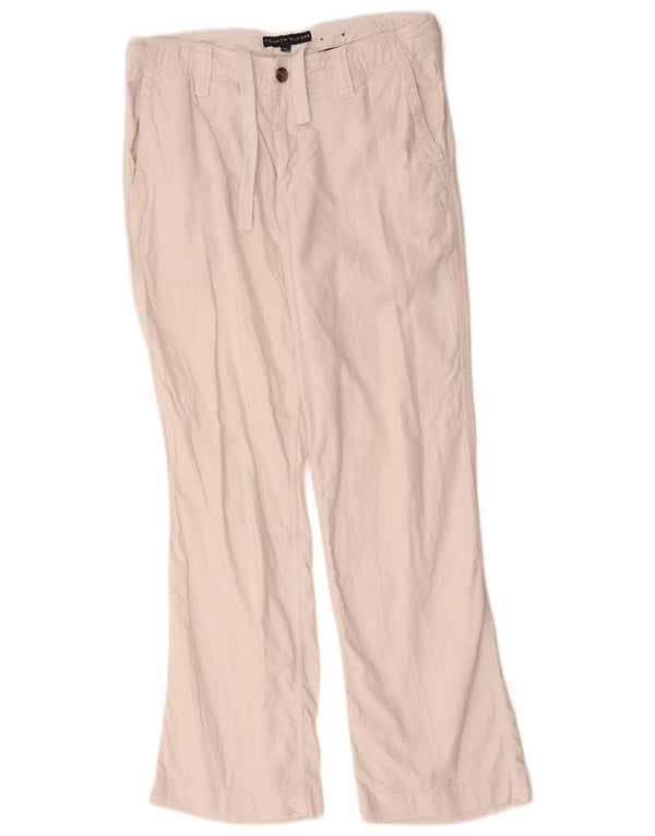 Pantaloni chino dritti da uomo Tommy Hilfiger W32 L30 in cotone beige