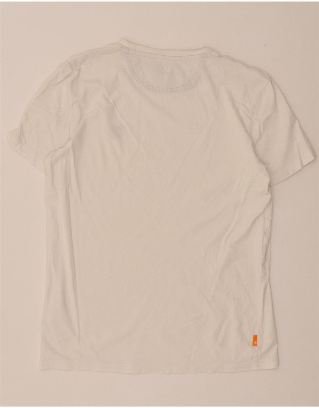 T-shirt da uomo slim fit Timberland Top in cotone bianco medio