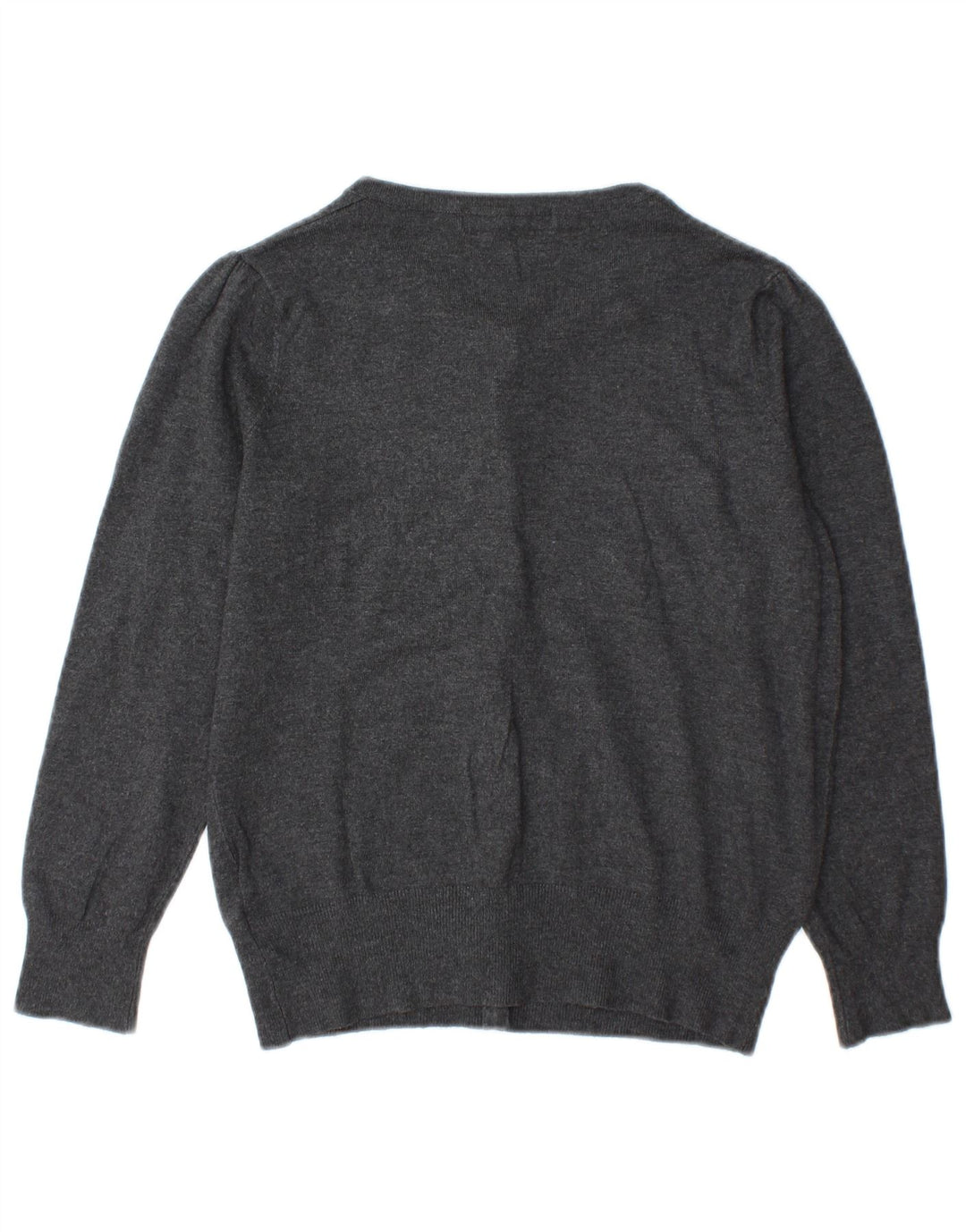 Maglione cardigan da donna Marks & Spencer UK 10 piccolo viscosa grigia