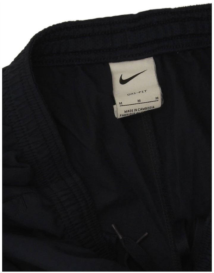 Pantaloncini sportivi grafici Nike da uomo, poliestere color block medio blu navy