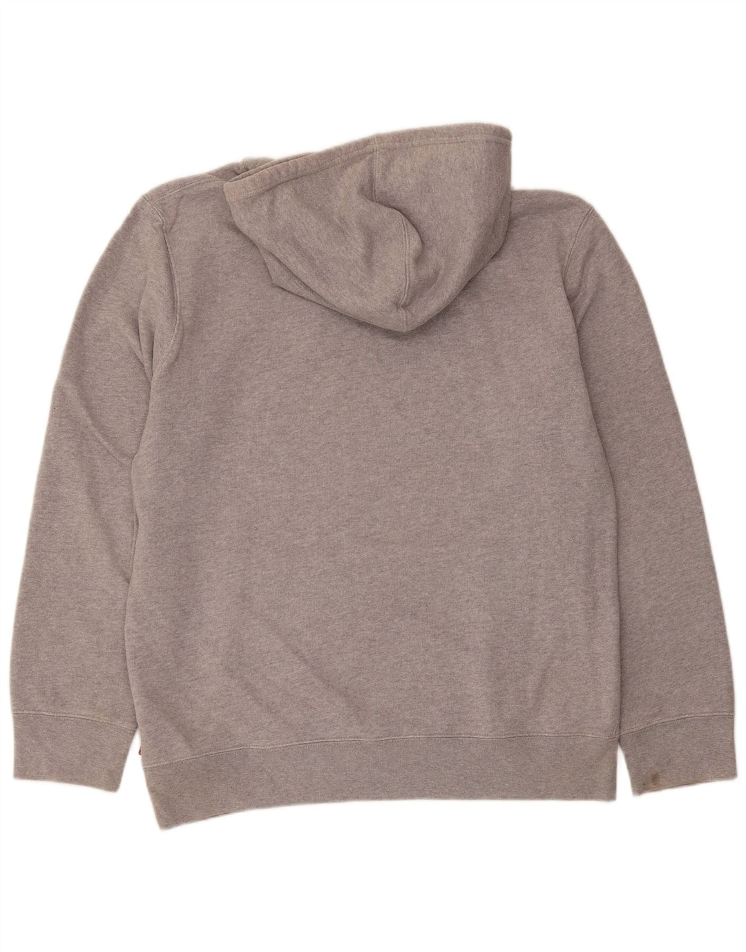 Maglione con cappuccio grafico da uomo Levi's Large in cotone grigio