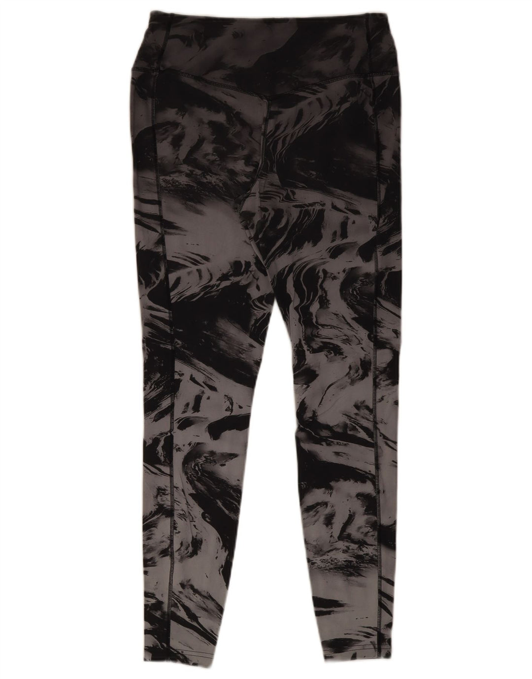 Leggings Dri Fit da donna NIKE UK 14 Large Grigio Tie Dye Nylon
