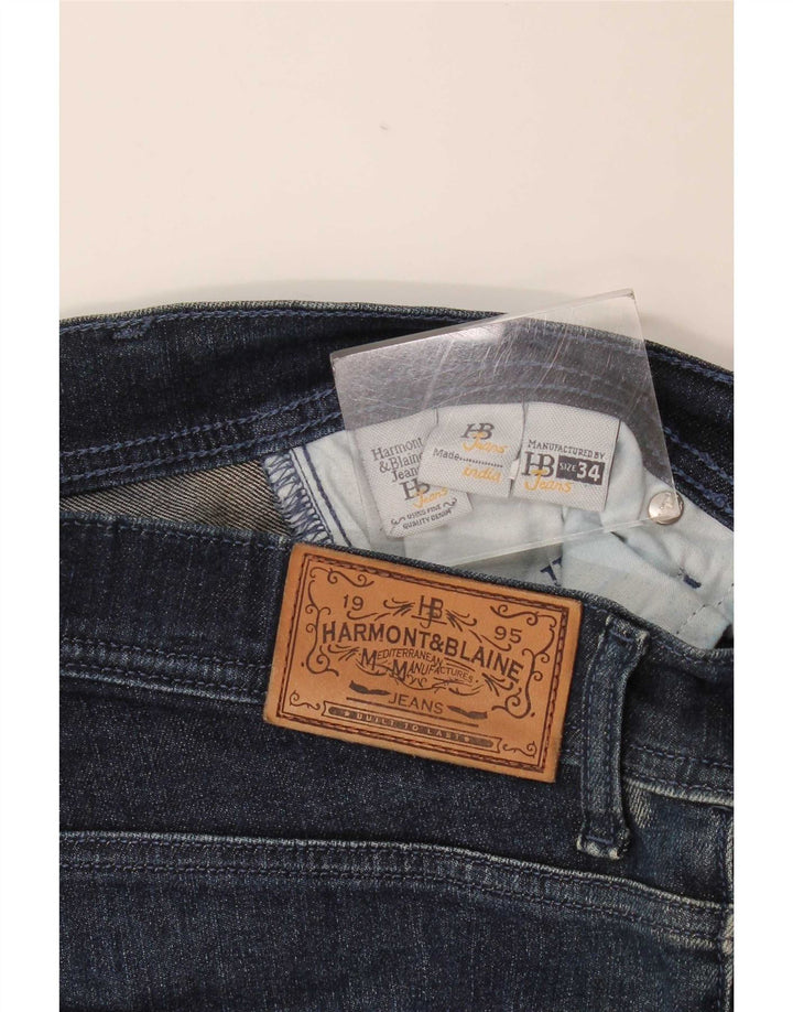 Jeans slim da uomo Harmont & Blaine W34 L29 cotone blu navy
