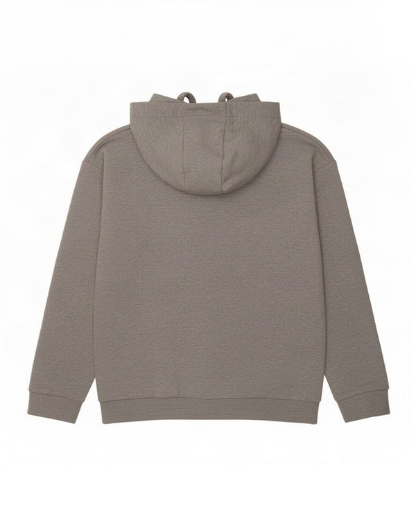 Maglione con cappuccio grafico da ragazzo di Ted Baker 12-13 anni in cotone chiazzato grigio