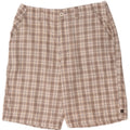 Pantaloncini chino grafici da uomo Quiksilver medi W32 poliestere a quadri beige