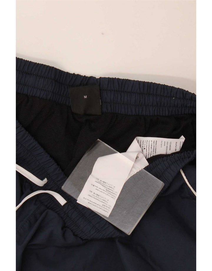 Pantaloncini sportivi grafici da uomo Hugo Boss medio poliestere blu navy