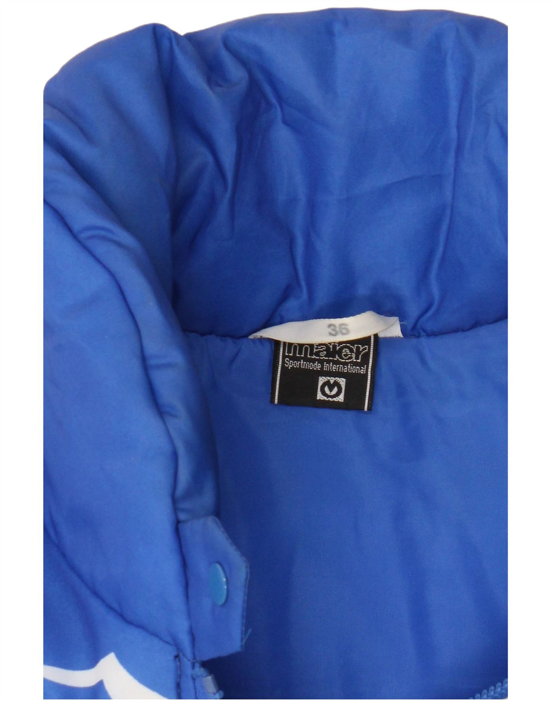 Giacca imbottita da donna Maier EU 36 Small Blu Colourblock in poliammide