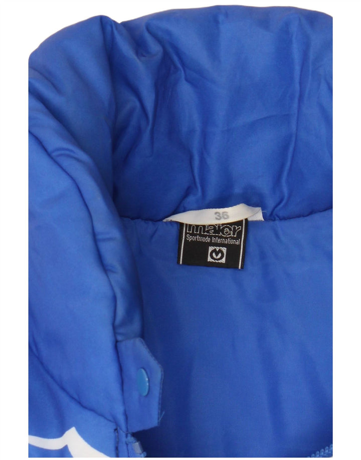 Giacca imbottita da donna Maier EU 36 Small Blu Colourblock in poliammide