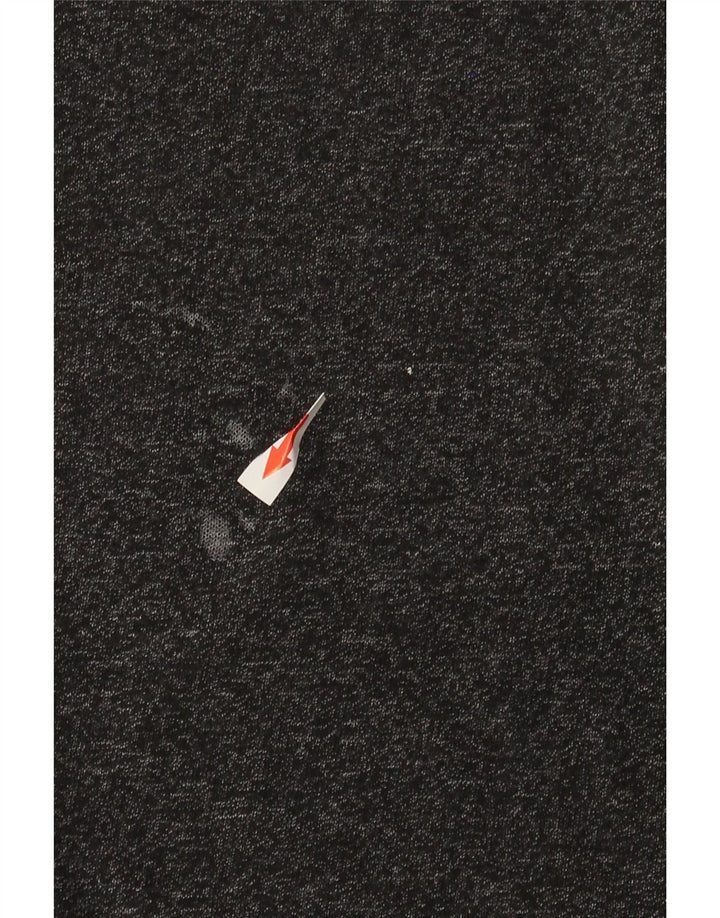 Asics - Maglietta grafica da uomo, grande, color block nero