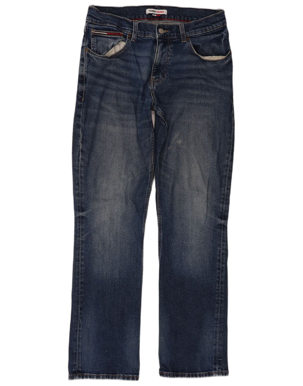 Jeans dritti da uomo Tommy Hilfiger W32 L32 cotone blu