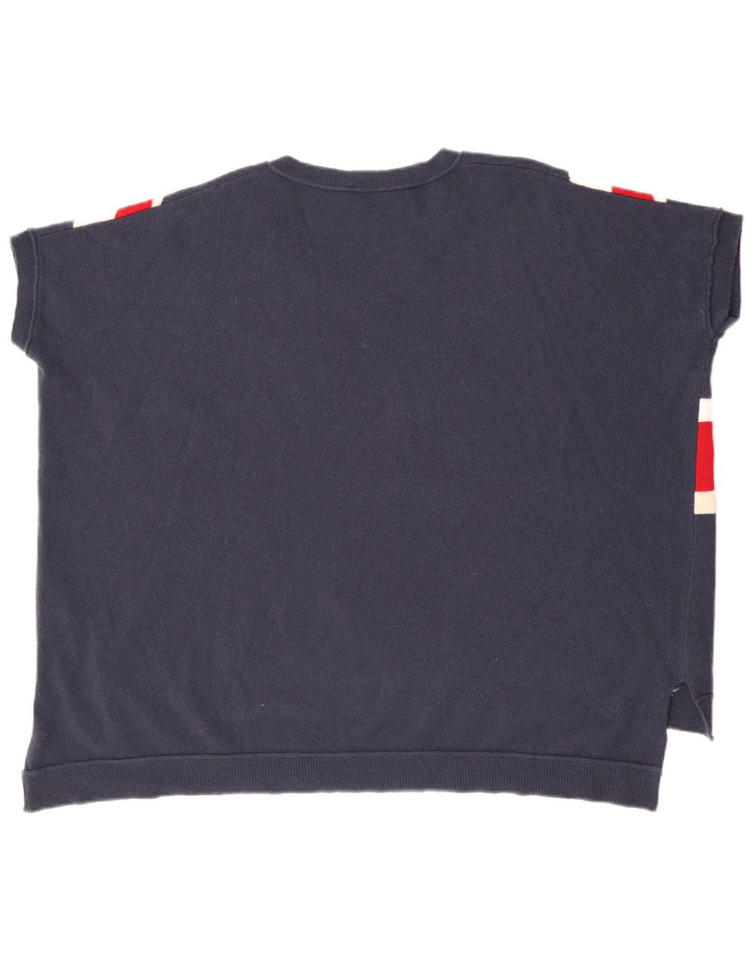 Canotta oversize da donna Sisley England, taglia unica, in lana blu