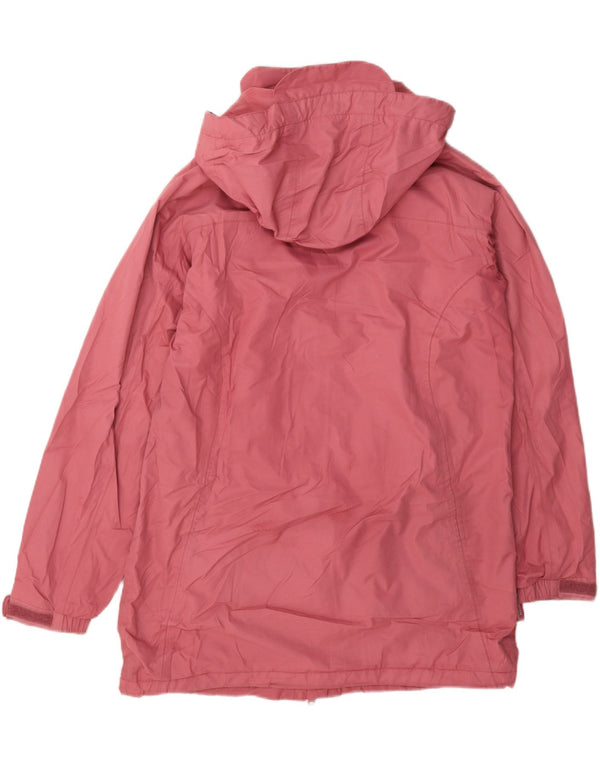 Impermeabile con cappuccio da donna Mountain Warehouse UK 14 Large Rosa Poliestere