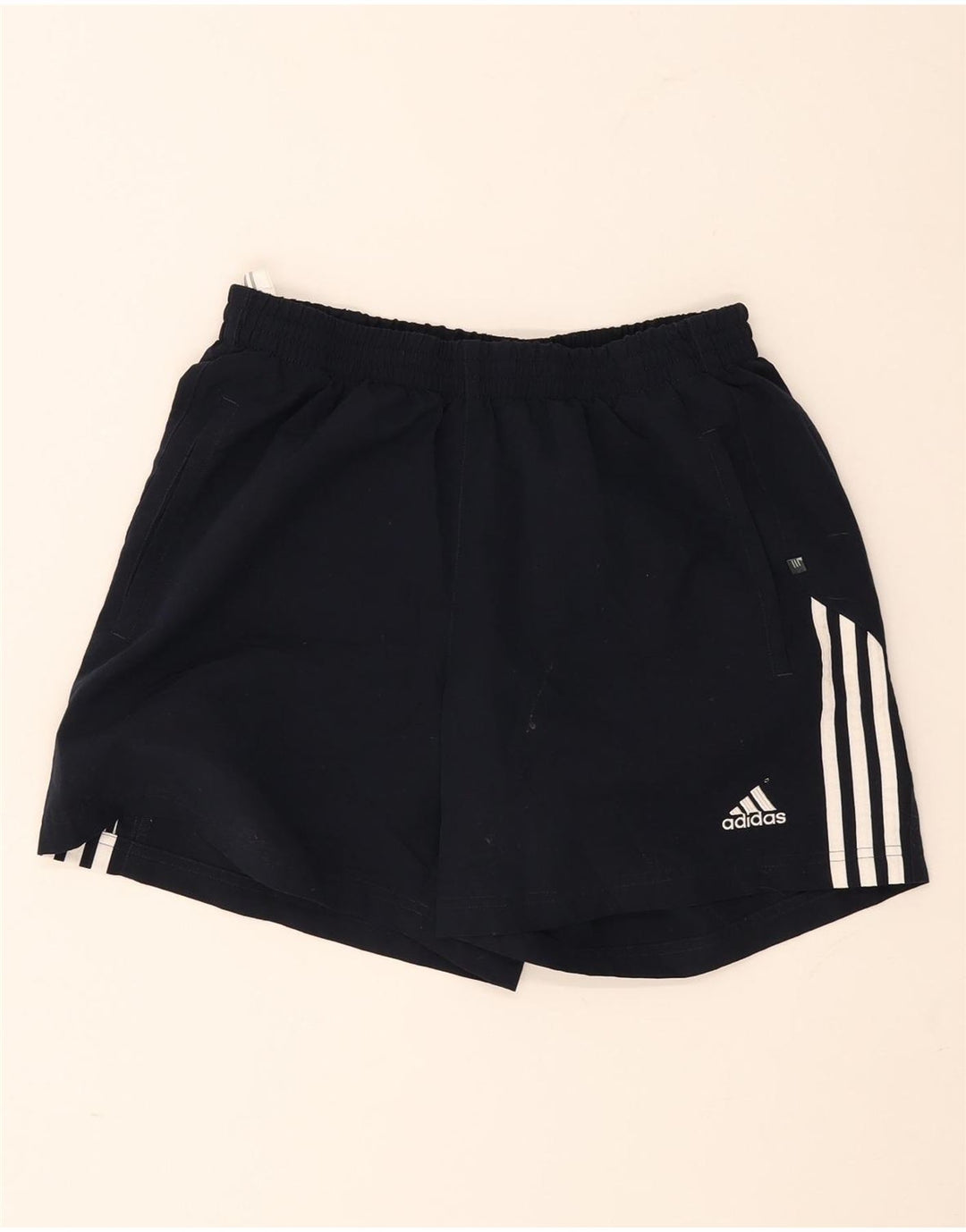 Pantaloncini sportivi da uomo Adidas Large blu navy in poliestere
