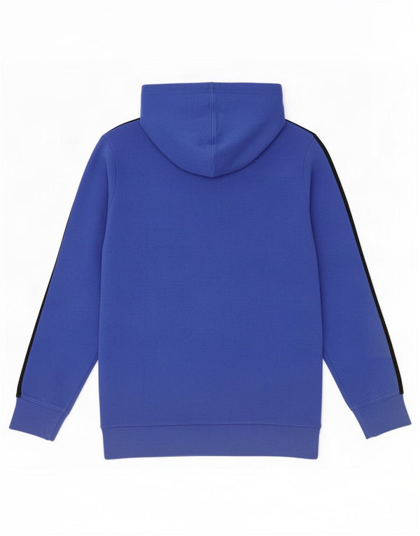 Maglione con cappuccio grafico da ragazzo Champion 11-12 anni Large Blue Colourblock