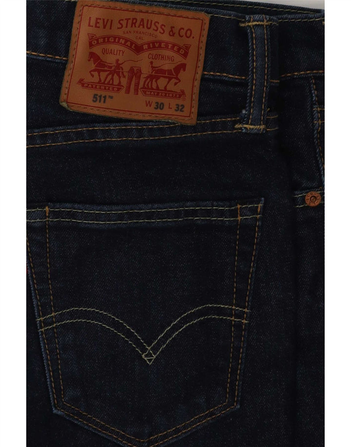 Jeans Levi's Uomo 511 Slim W30 L29 Cotone Blu
