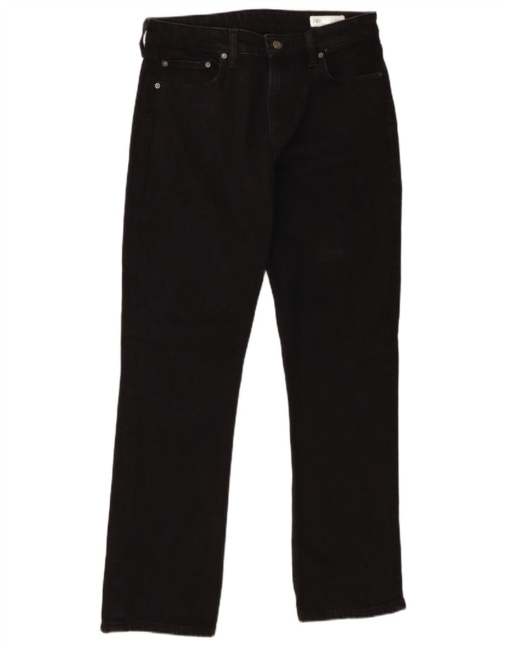 Jeans dritti da donna Zara EU 40 medi W30 L32 neri