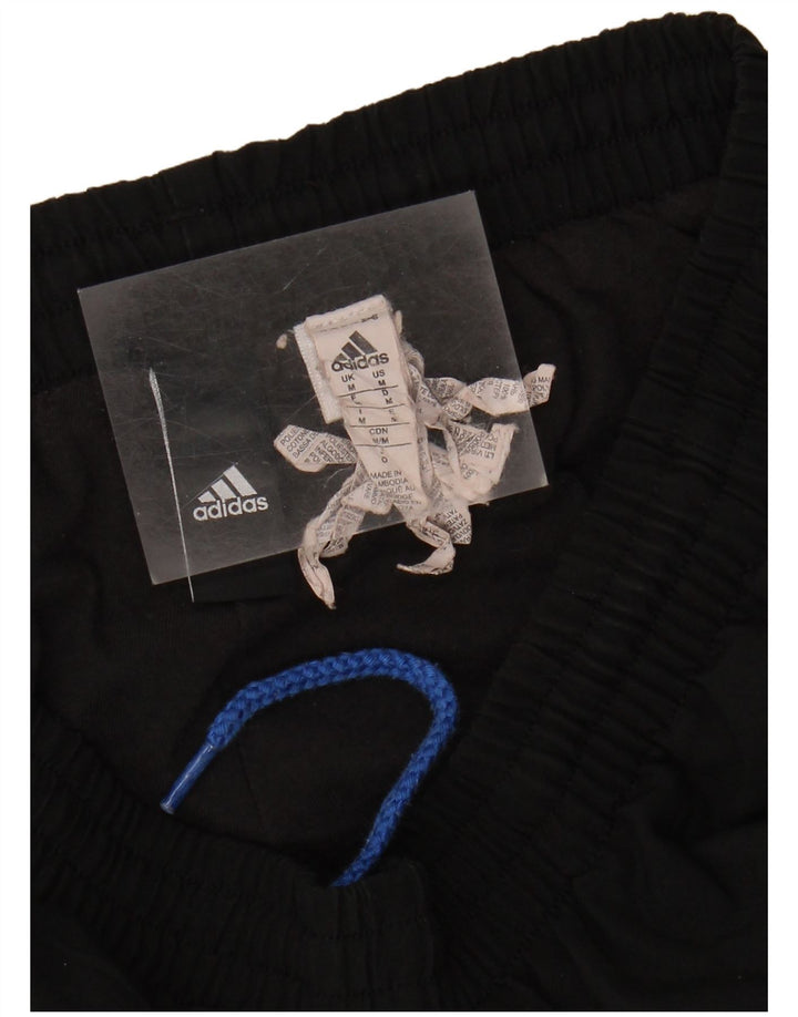 ADIDAS Mens Tracksuit Trousers Medium  Black Polyester