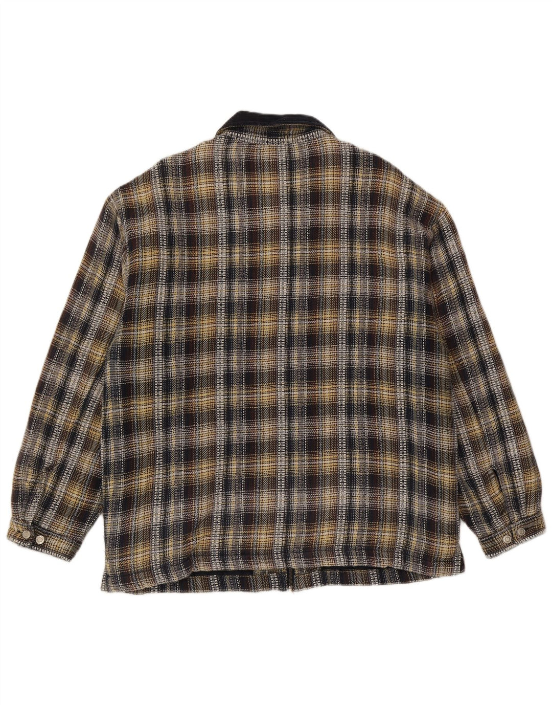 Giubbotto bomber da uomo S.Oliver UK 40 Grande cotone a quadri multicolore