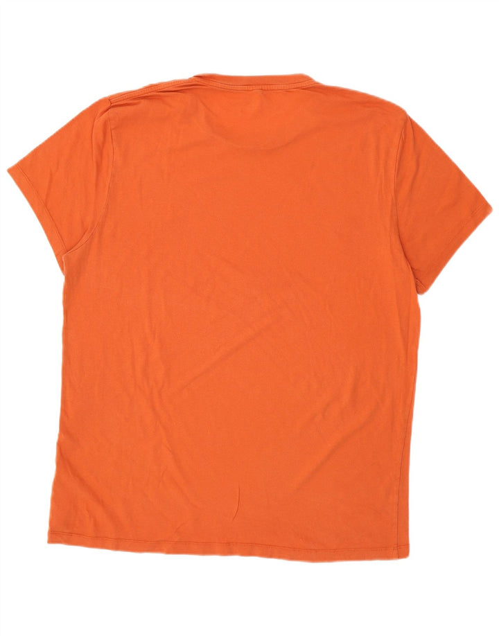 JACK WILLS T-shirt da uomo Top Large in cotone arancione