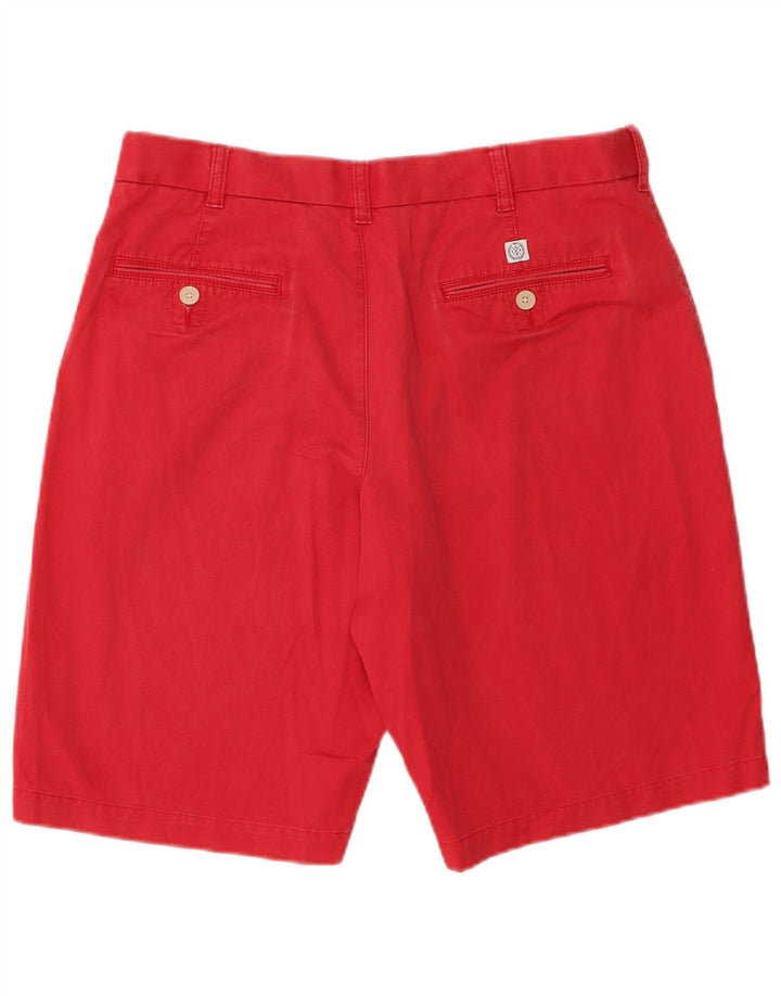Pantaloncini chino da uomo Marks & Spencer W34 grandi in cotone rosso
