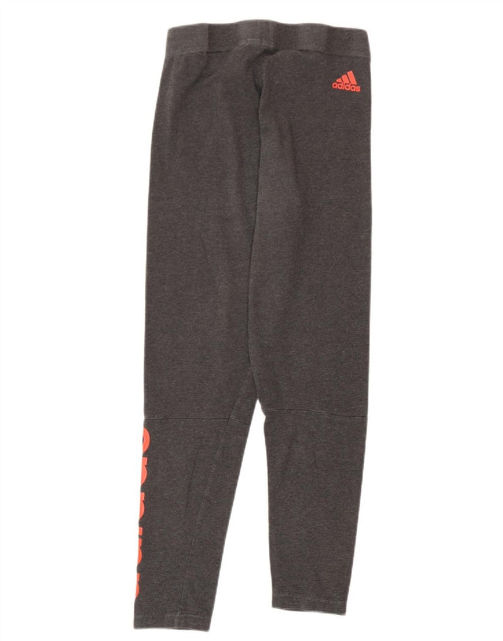 Leggings grafici da donna Adidas UK 8 piccoli grigi chiazzati
