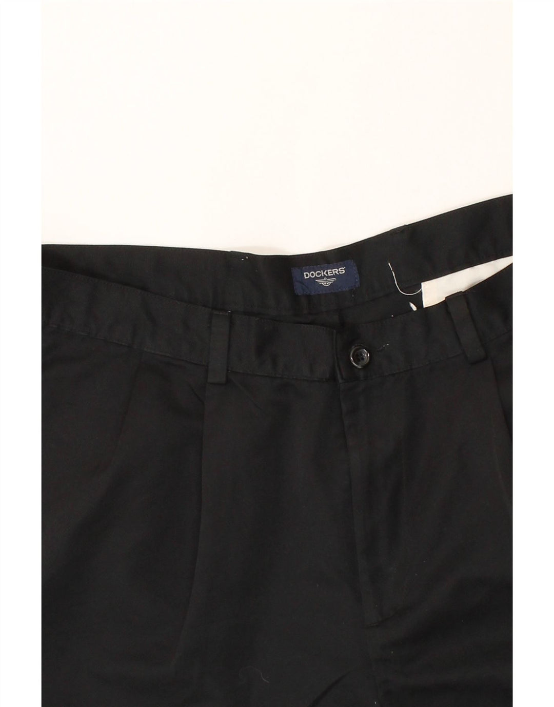 DOCKERS Mens Pegged Chino Shorts W36 Large Black Vintage Dockers and Second-Hand Dockers from Messina Hembry 