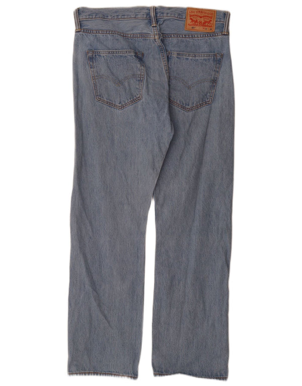 Jeans dritti da uomo Levi's W34 L30 in cotone blu